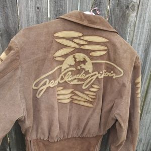 Jean Claude Jitrois Suede jacket size euro medium
